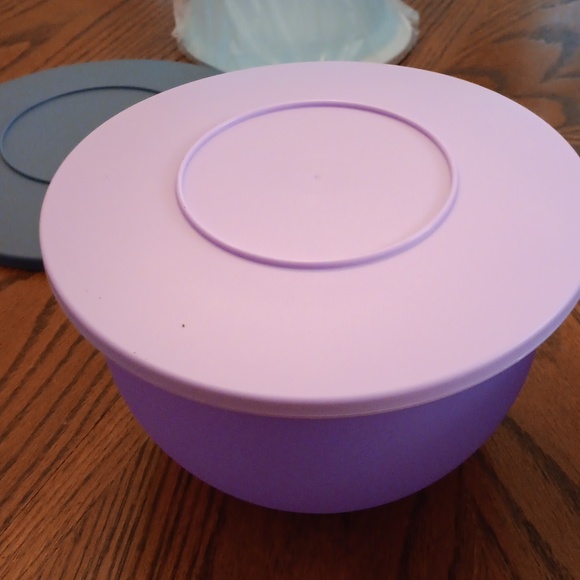 Tupperware Impressions Purple and Blue Bowls Set/3 - Picture 5 of 8